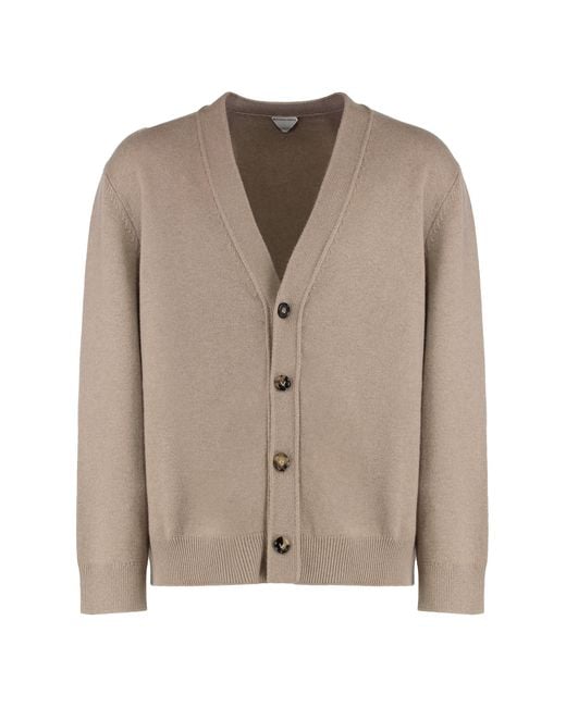 Bottega Veneta Brown Cashmere Cardigan Cardigans for men