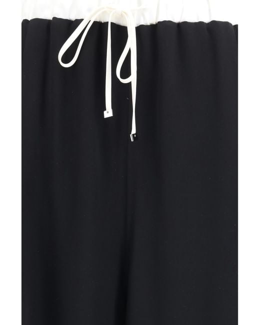 Kiton Black Silk Pants