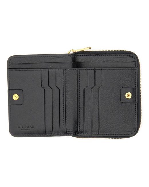 Il Bisonte Black Leather Wallet