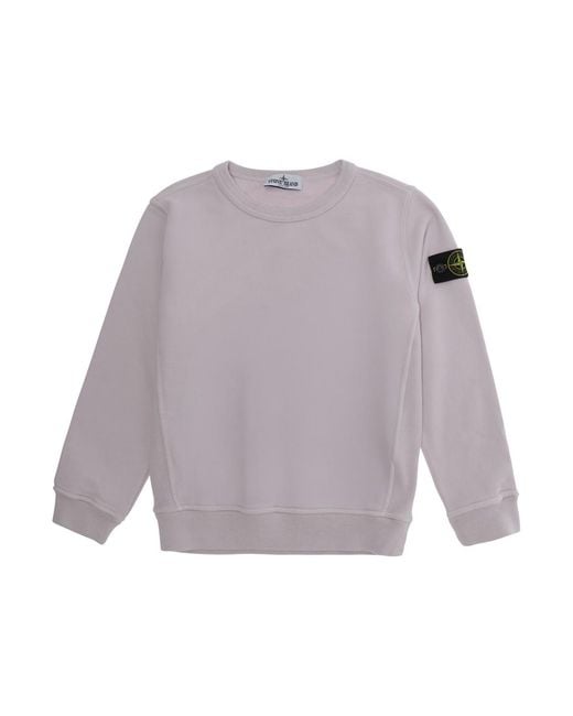 Stone Island Purple Hooded Sweatshirt Hoods & Sweatshirts for men