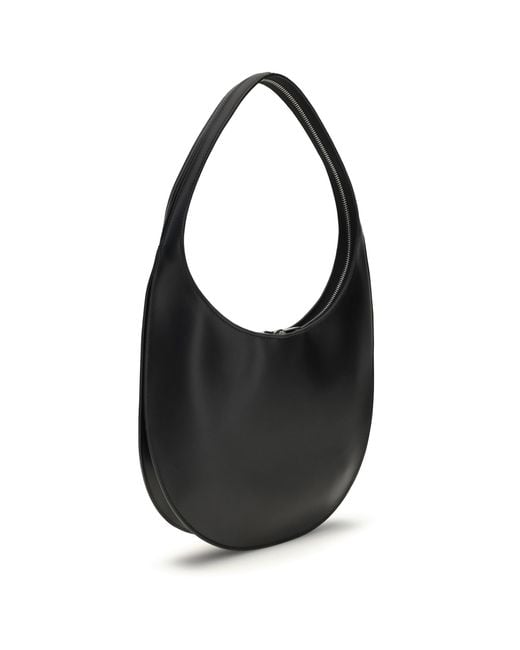 Coperni Black Swipe Medium Shoulder Bag Calf Leather Bos Taurus