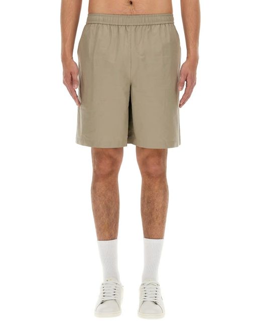 Fred Perry Natural Cotton Bermuda Shorts for men