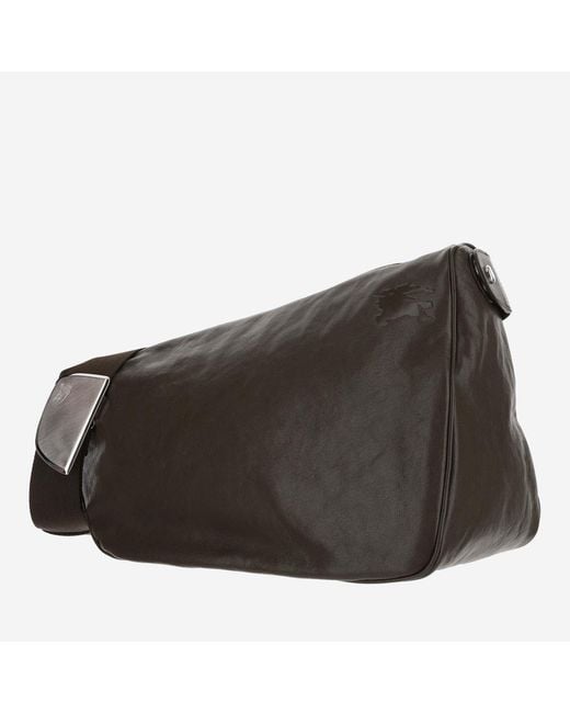 Burberry Brown Large Shield Shoulder Bag Lamb Leather (Ovis Aries) for men
