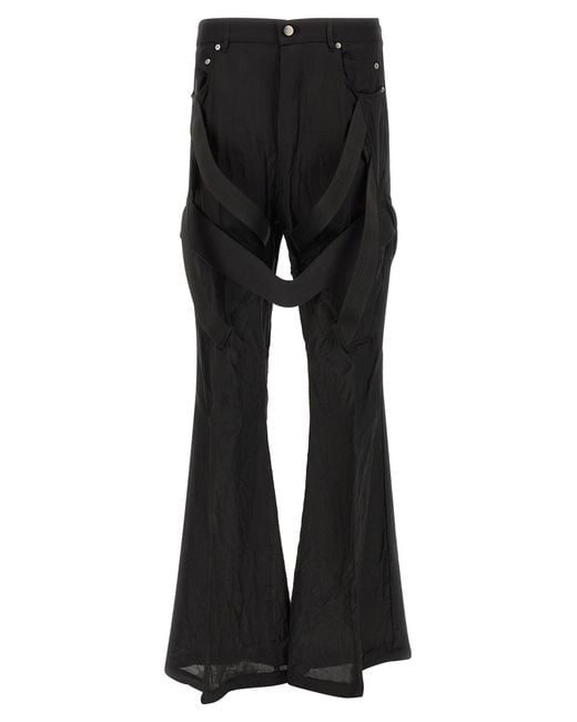 Rick Owens Black Copper Flared Pants for men