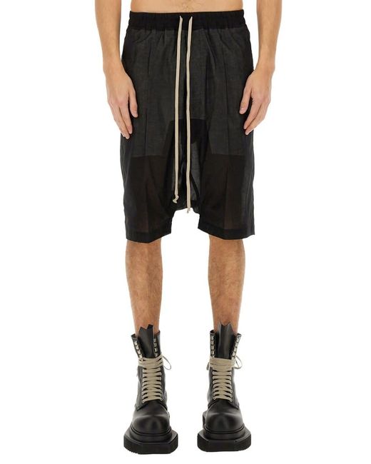 Rick Owens Black Short "Rick's Pods for men