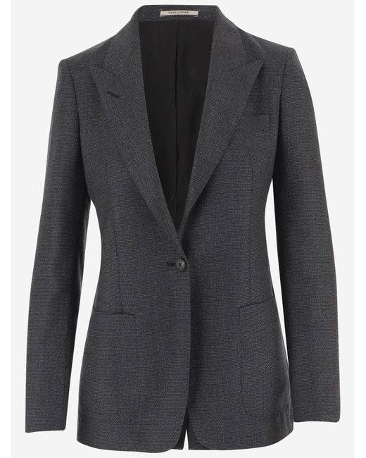 Tagliatore Black Wool Jacket