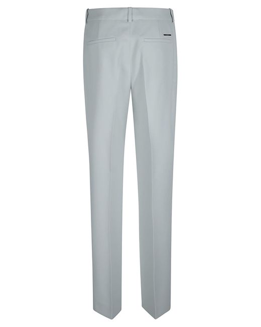 Calvin Klein Gray Essential Slim Straight Trousers