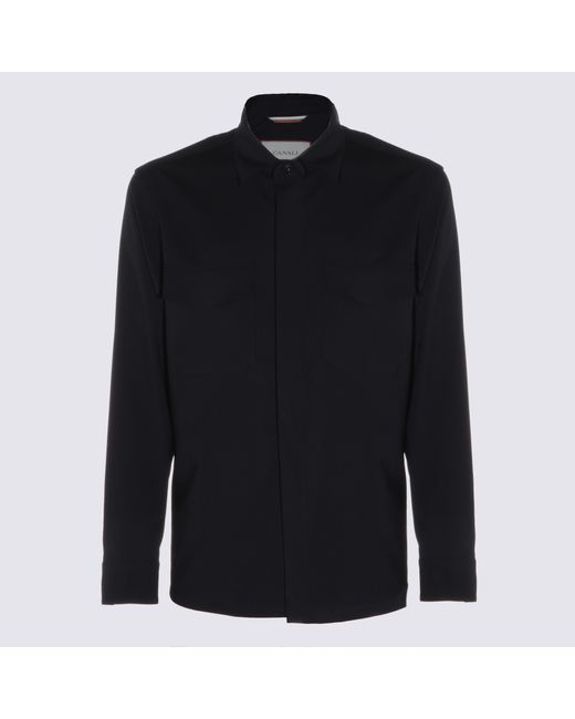 Canali Black Jackets _Wo Ea for men