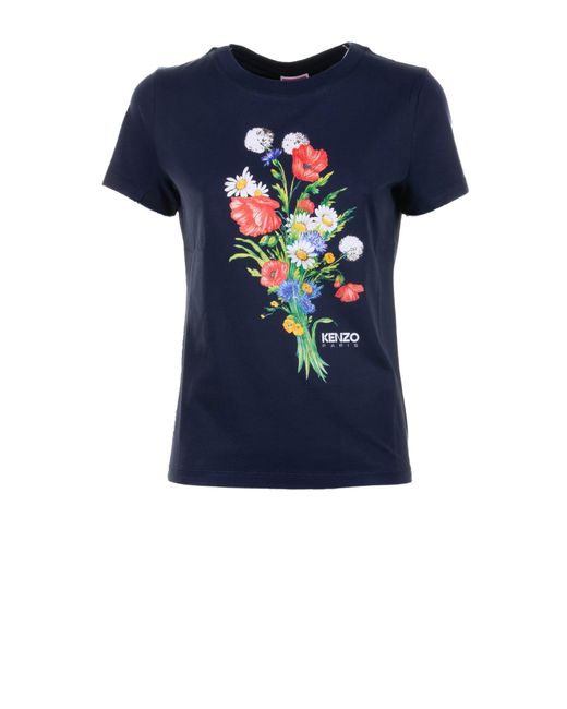 KENZO Blue T-Shirts And Polos