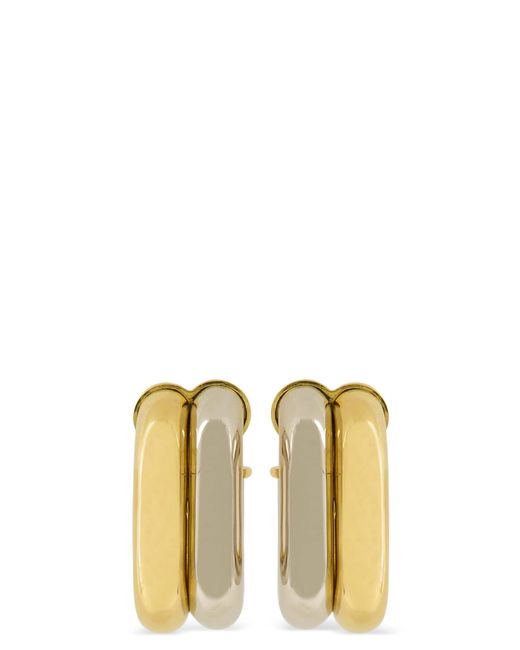 Rabanne Metallic Xl Link Earrings Aluminium Jewelry