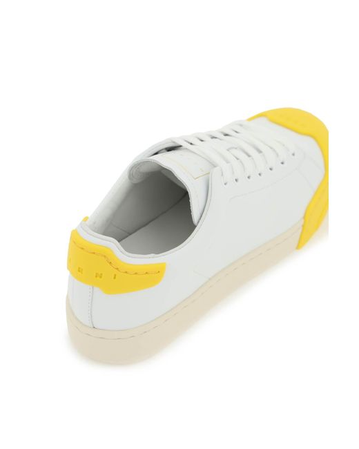 Marni Yellow 'dada Bumper' Sneakers for men
