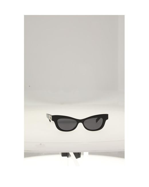 Céline White Sunglasses Triomphe 19 Acetate