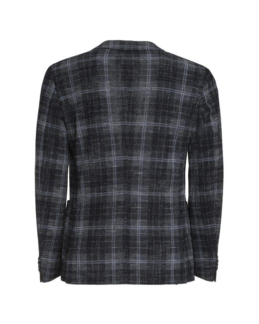 Boss Black Knitted Single-Breasted Blazer for men