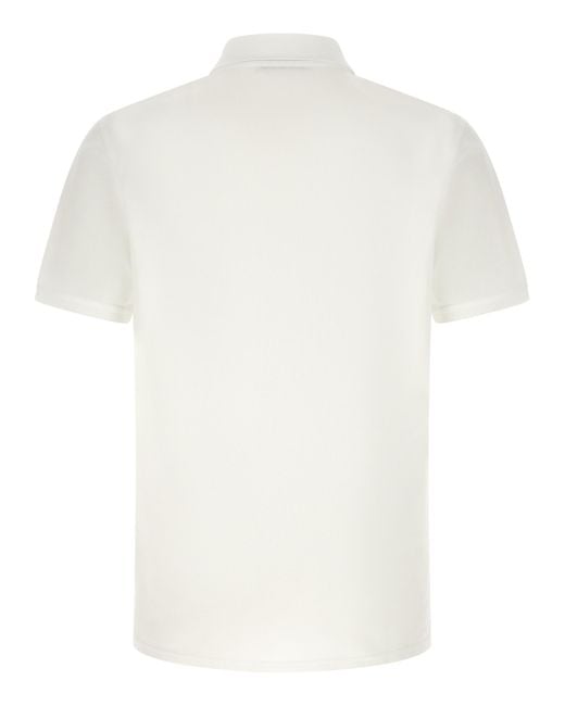Givenchy White Pocket Embroidery Polo Shirt for men