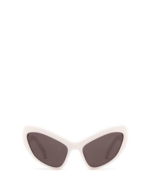 Balenciaga White Sunglasses