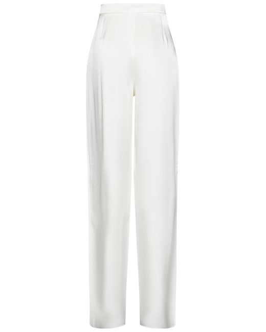 Max Mara White Studio Trousers