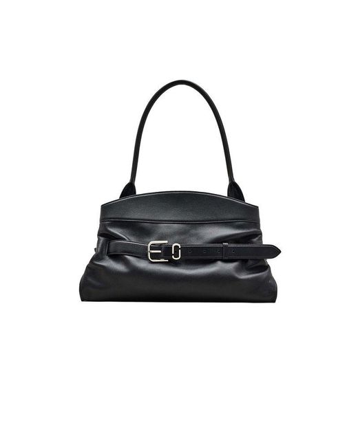 Marc Jacobs Black Satchel Bag Smooth Leather Satchel-Bags