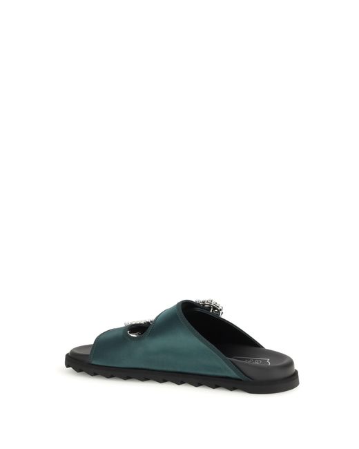 Roger Vivier Multicolor Sandals Slidy Viv Upper: Fabric