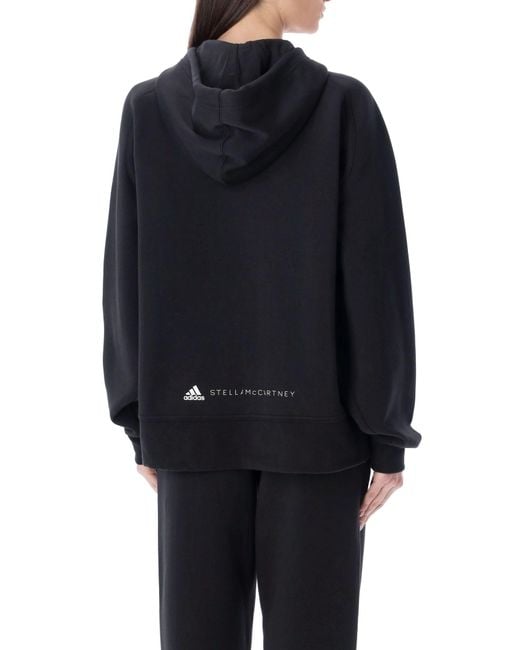 Adidas By Stella McCartney Blue Full-Zip Logo Hoodie