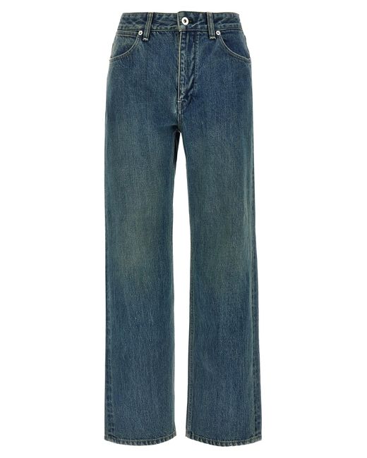 Jil Sander Blue Slim Twist' Jeans
