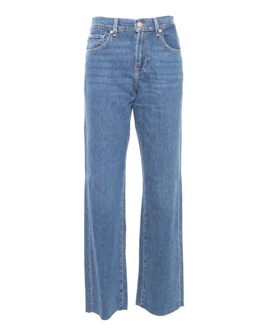 Jeans with cheap 7 belt loops