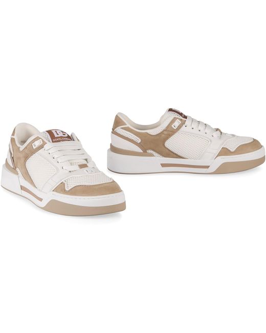 Dolce & Gabbana White New Roma Low-Top Sneakers for men