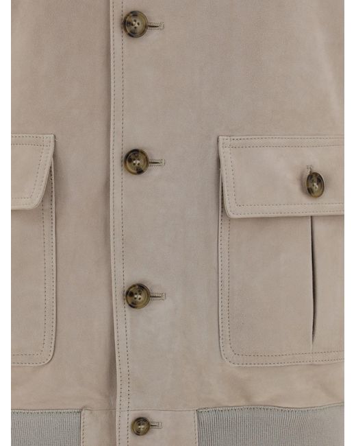 Valstar White Leather Jacket for men
