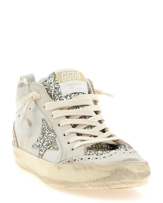 Golden Goose Deluxe Brand White Leather High Top Sneakers