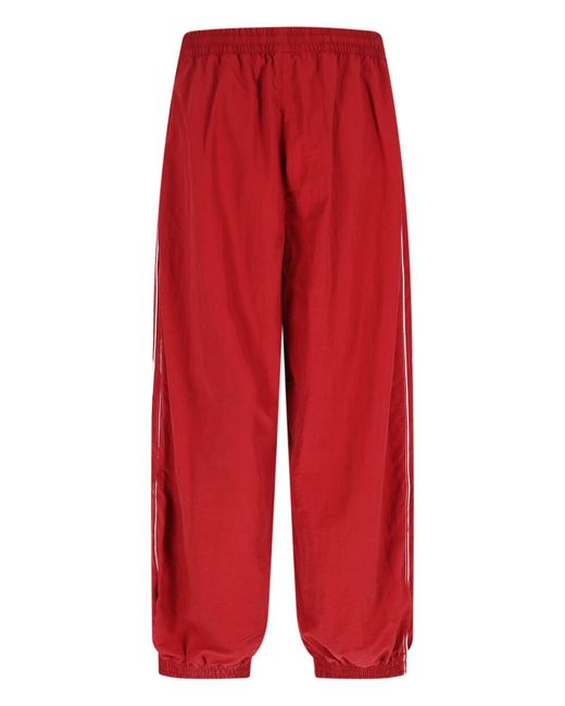 Willy Chavarria Red Trousers Nylon for men