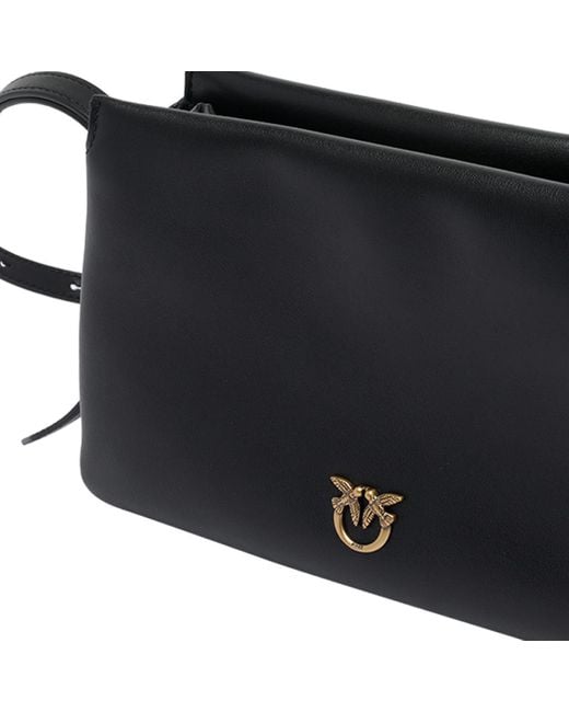 Pinko Black Mini One Two Three Crossbody Bag