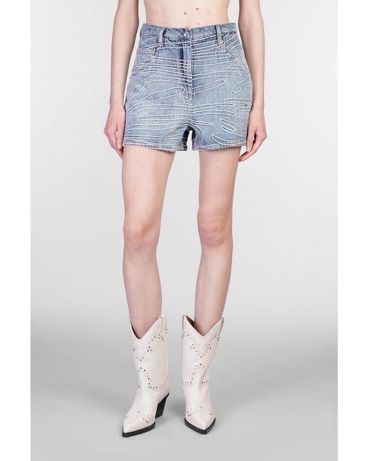 IRO Blue Viny Shorts