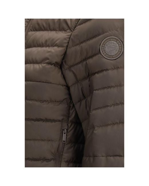Canada Goose Brown Recycled Polyester Full-Length Jacket Clothing