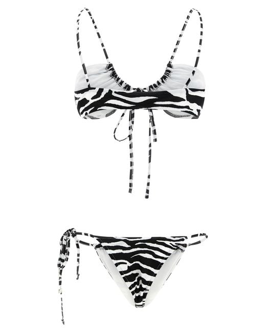 The Attico Black Polyester Bikini Clothing