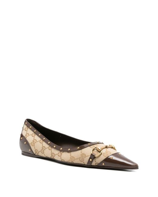 Gucci Natural Flat Shoes