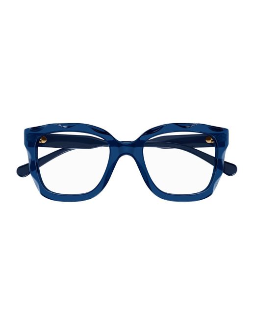 Chloé Blue Ch0229O Linea 004 Transparent Glasses