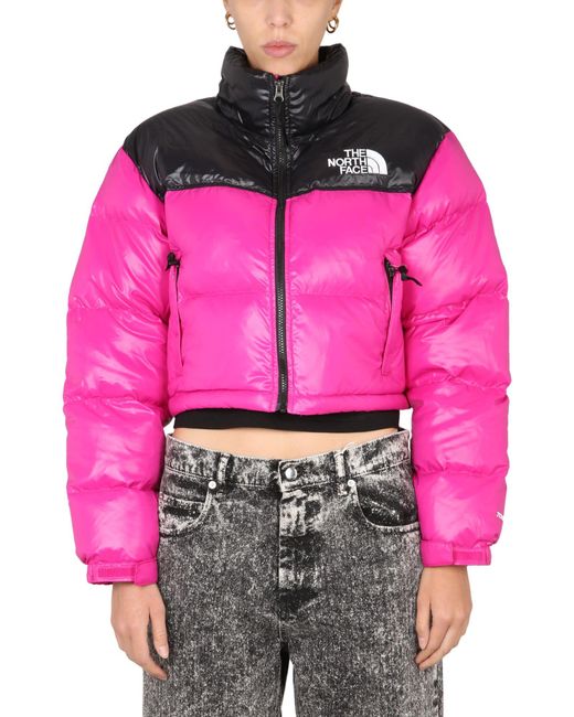 The North Face Nylon Nuptse Jacket in Pink Lyst UK