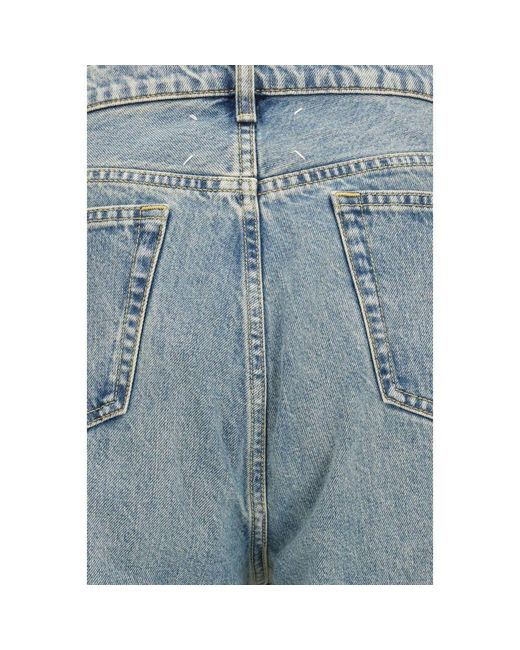 Maison Margiela Blue Cotton Straight for men