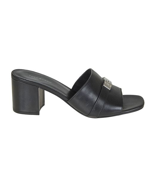 Tory Burch Black Leelee Mule Calf Leather Calzature