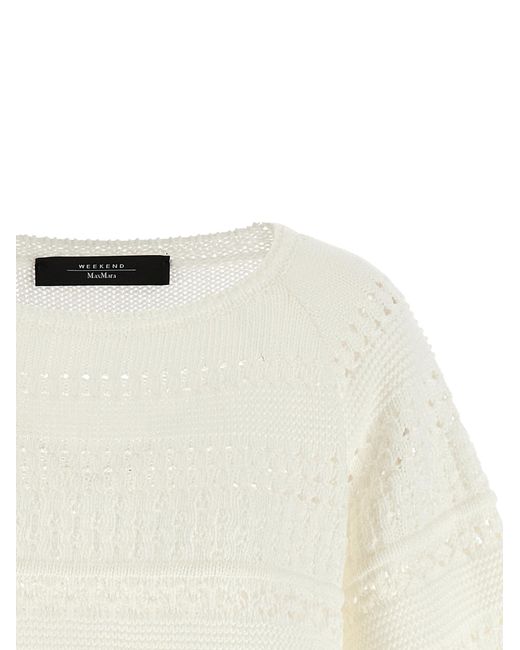 Max Mara White Cotton Cardigan Clothing