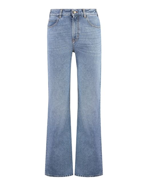 Chloé Blue High-Rise Boyfriend Jeans