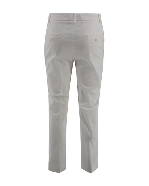Weekend by Maxmara Gray Stretch Gabardine Pants
