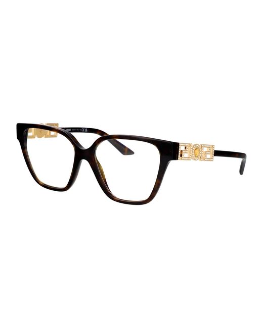 Versace Black Havana Acetate Glasses