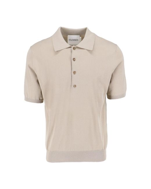 Closed Natural Cotton Polo Shirt for men