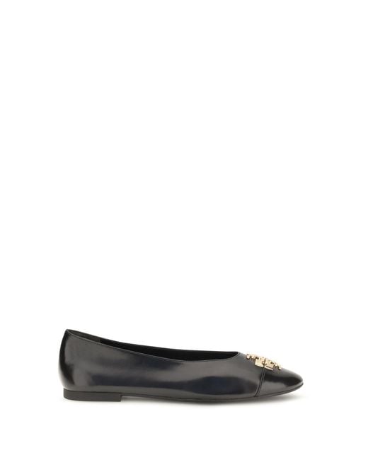 Tory Burch White Ballerina Flats Charlie Shoes