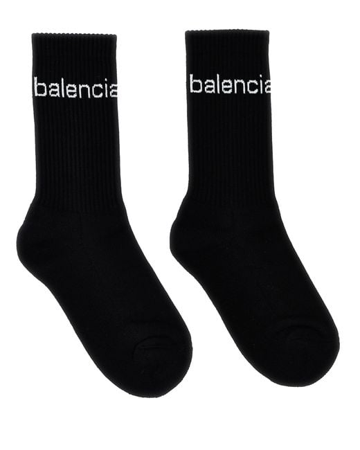 Balenciaga Black Bal.com Socks