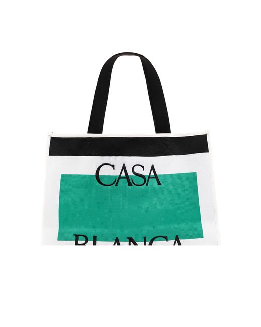Casablancabrand Green Shopper Bag for men