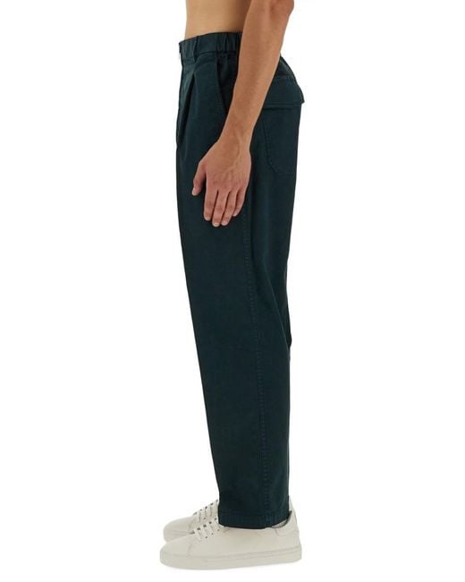 Helmut Lang Blue Zoot Cargo Pants for men