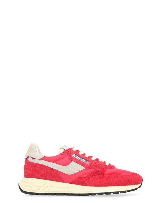 Autry Pink Reelwind Low-Top Sneakers for men