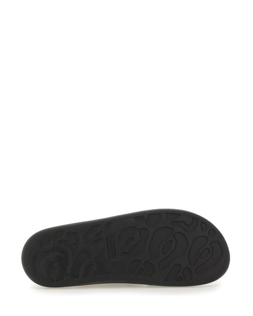 Alexander McQueen Black Hybrid Double Buckle Sandal for men