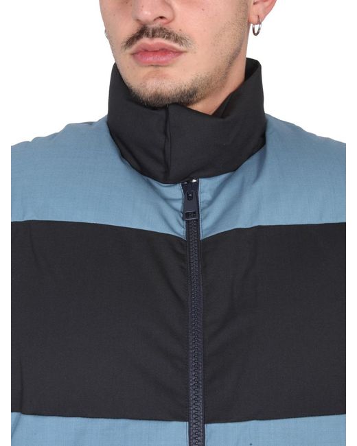 Sunnei Blue Down Panel Virgin Wool Jacket for men